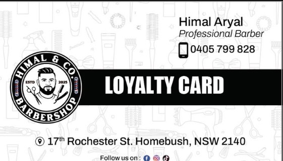 Loyalty Card Front